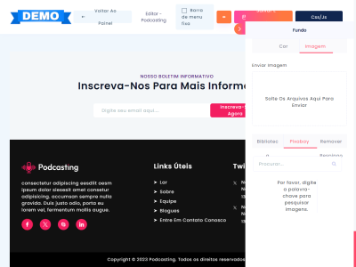Construtor de sites de Páginas HTML 4