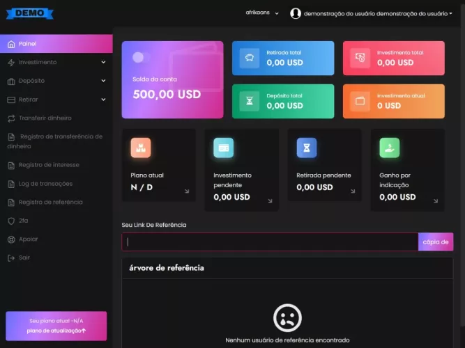 Sistema Investimento Laravel