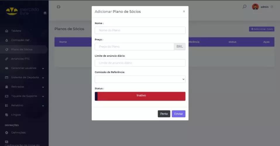 Plataforma de Pagamento por Clique