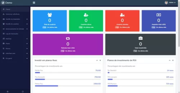 Plataforma Investimento   bancária avançada HYIP e ICO 3