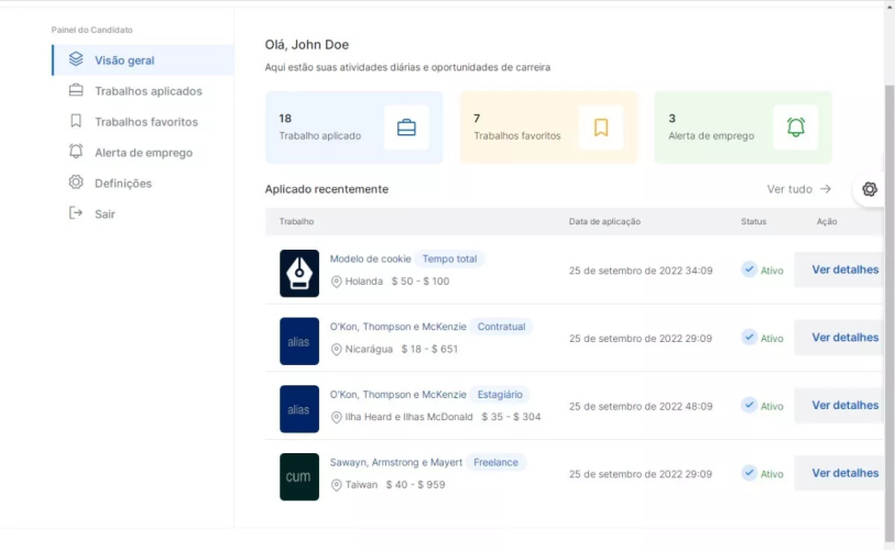 Sistema De Empregos Laravel