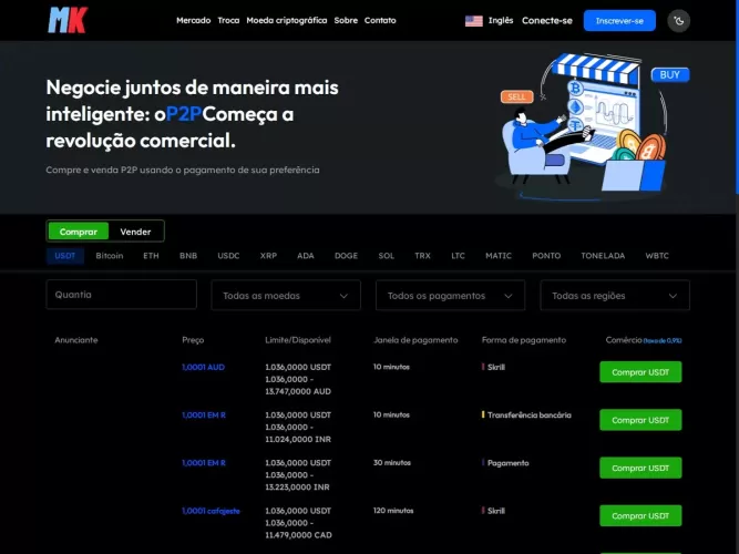 Plataforma de Negociação Digital