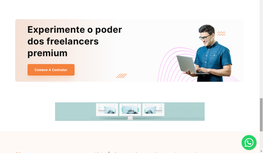 Sistema freelancer e venda de serviços