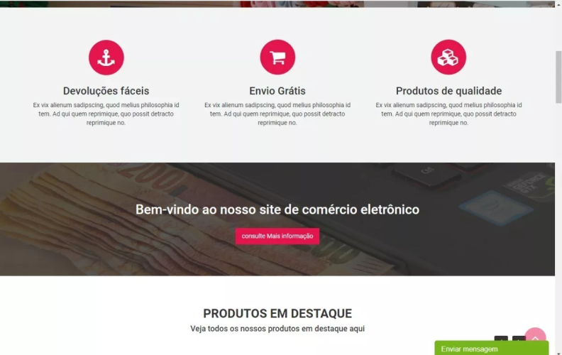 Script Comércio Eletrônico Responsivo