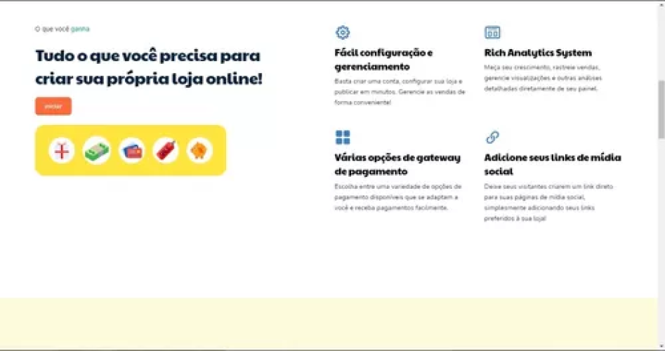 Sistema Construtor De Múltiplas Lojas