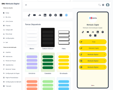 Gerenciamento de BIO Link SaaS 6