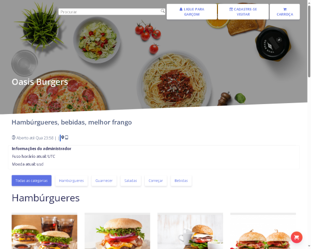 Cardápio Digital QR  SAAS