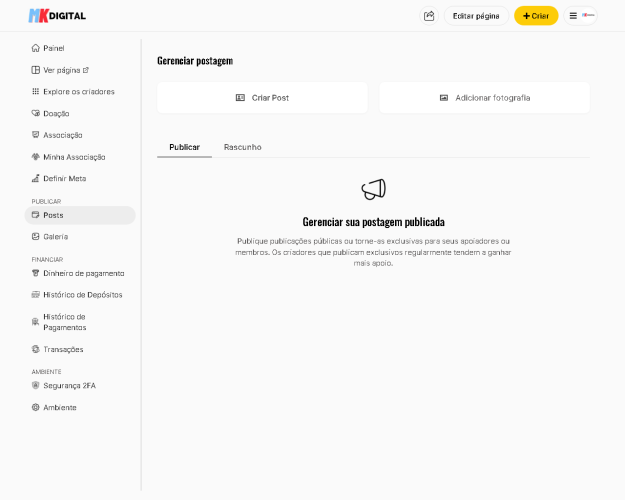 Sistema De Doação E Assinatura