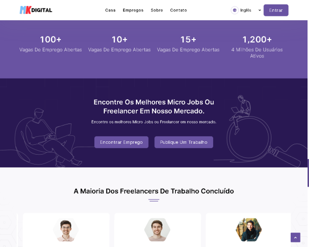 Sistema de Empregos Freelancers