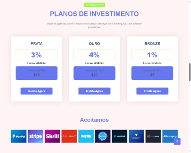 Sistema Plataforma De Investimentos 7