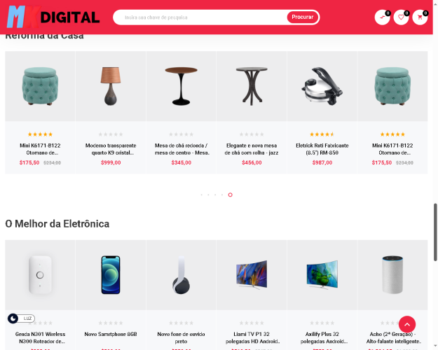 Sistema Ecommerce CMS Com PWA