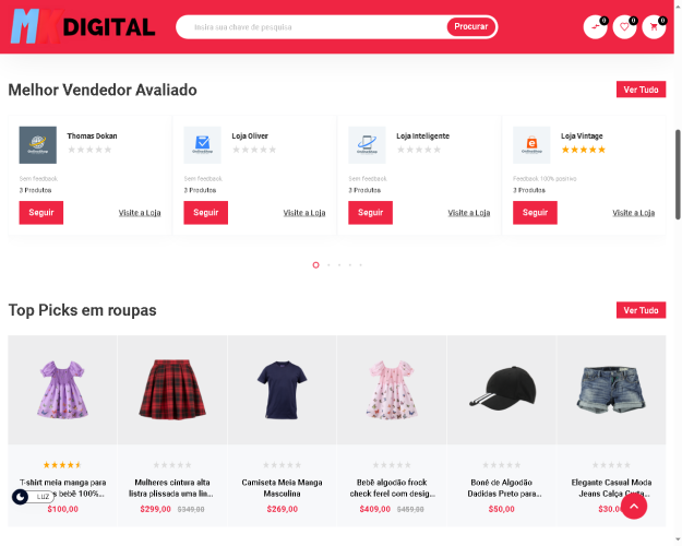 Sistema Ecommerce CMS Com PWA