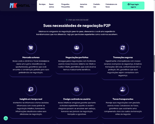 Plataforma de Negociação P2P