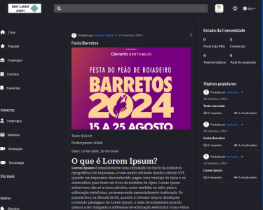 Script Para Fórum Vagas De Emprego E Eventos 3