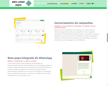 Plataforma de marketing para  WhatsApp 4
