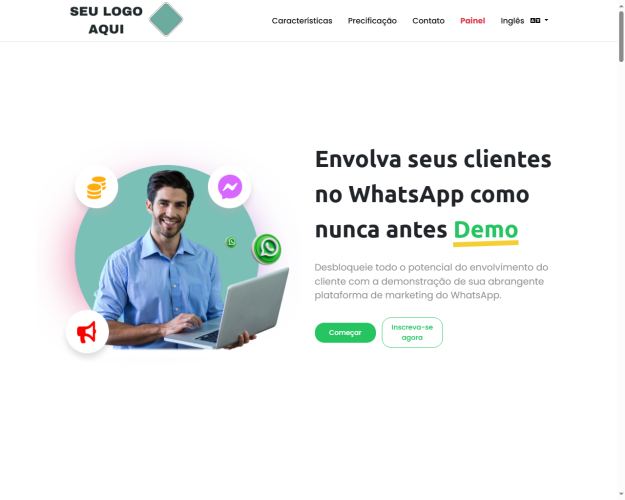 Plataforma de marketing para  WhatsApp
