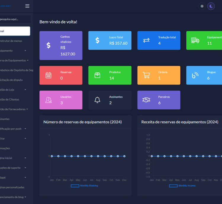 Sistema Para Aluguel De Equipamentos