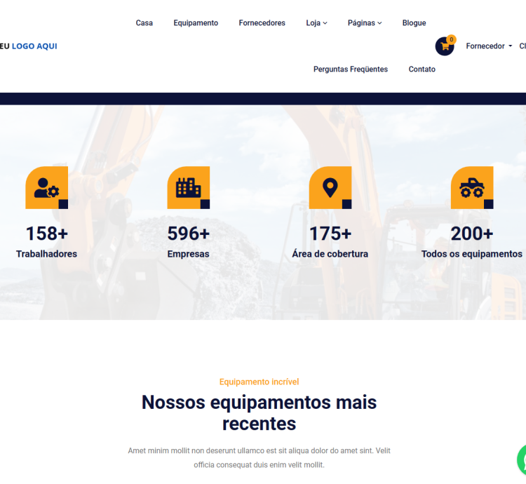 Sistema Para Aluguel De Equipamentos
