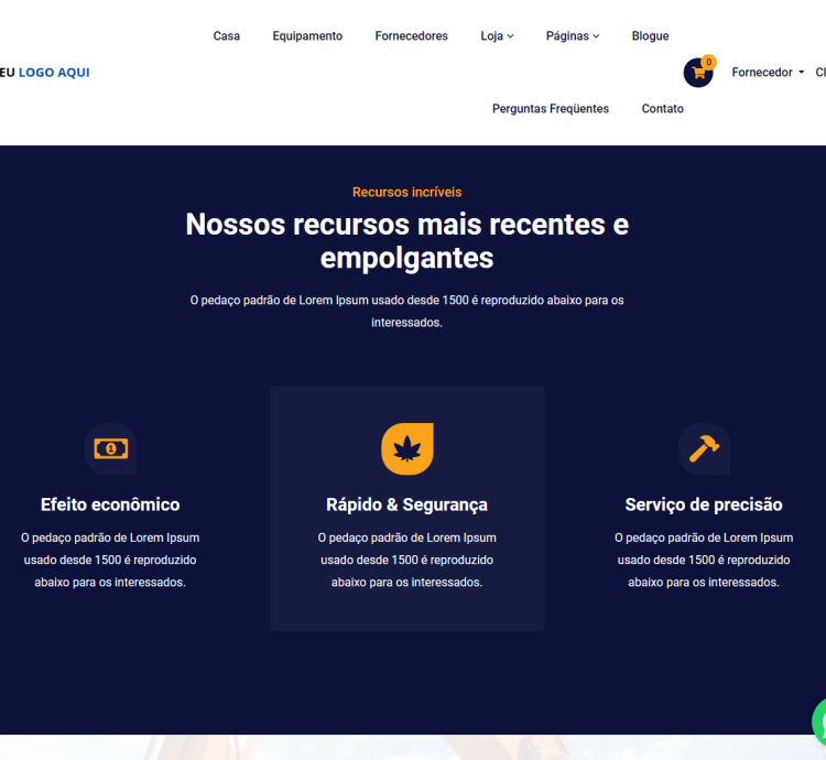 Sistema Para Aluguel De Equipamentos