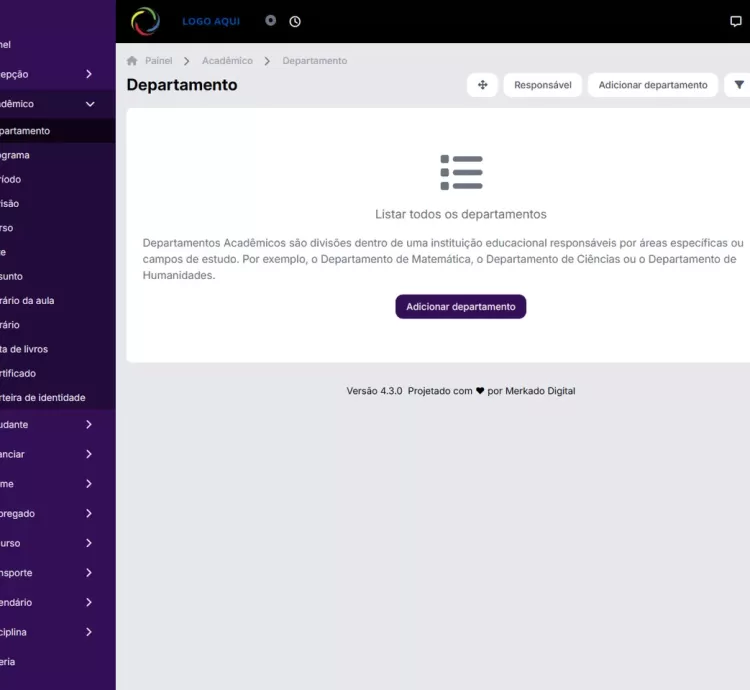 Sistema De Gestão Escolar Com Erp