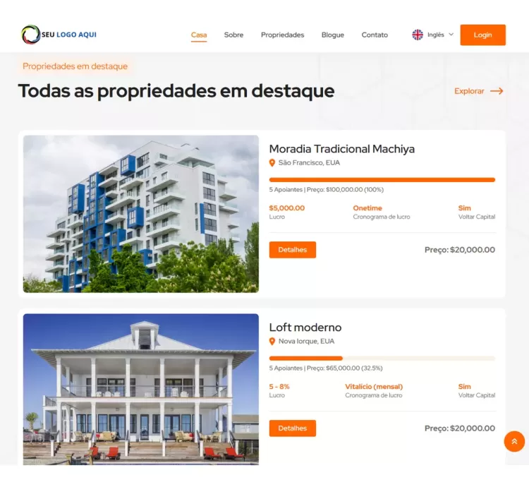 Sistema de Investimento Imobiliário