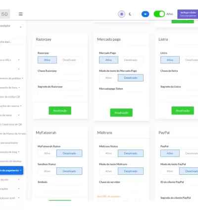 Sistema Criador Sites Para Restaurante E Lanchonete Php 5