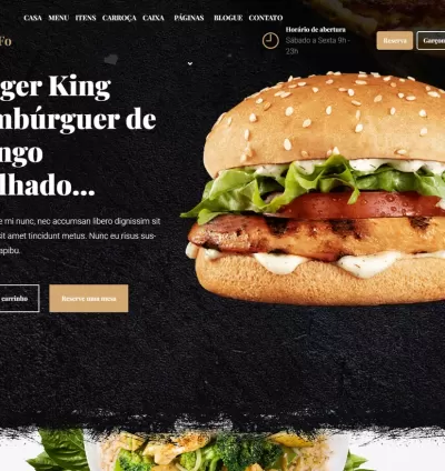 Sistema Criador Sites Para Restaurante E Lanchonete Php 3