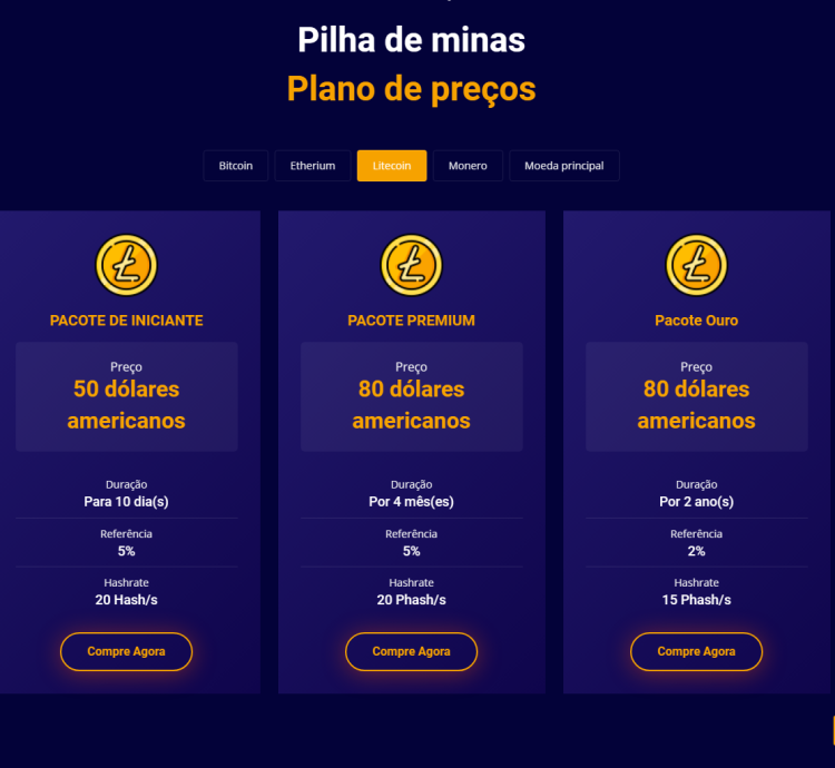 Sistema de Plataforma de Mineração em Nuvem