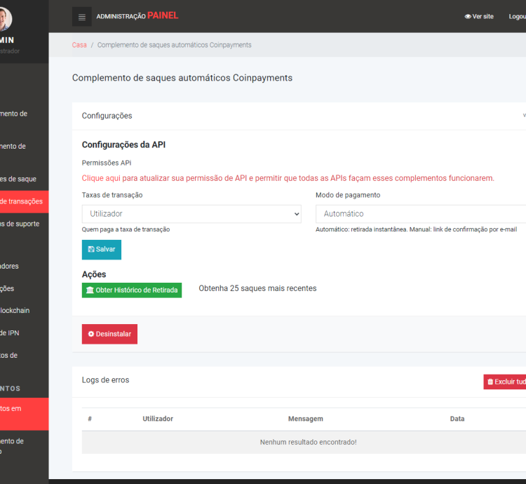 Sistema Para Mineração Em Nuvem Dogecoin