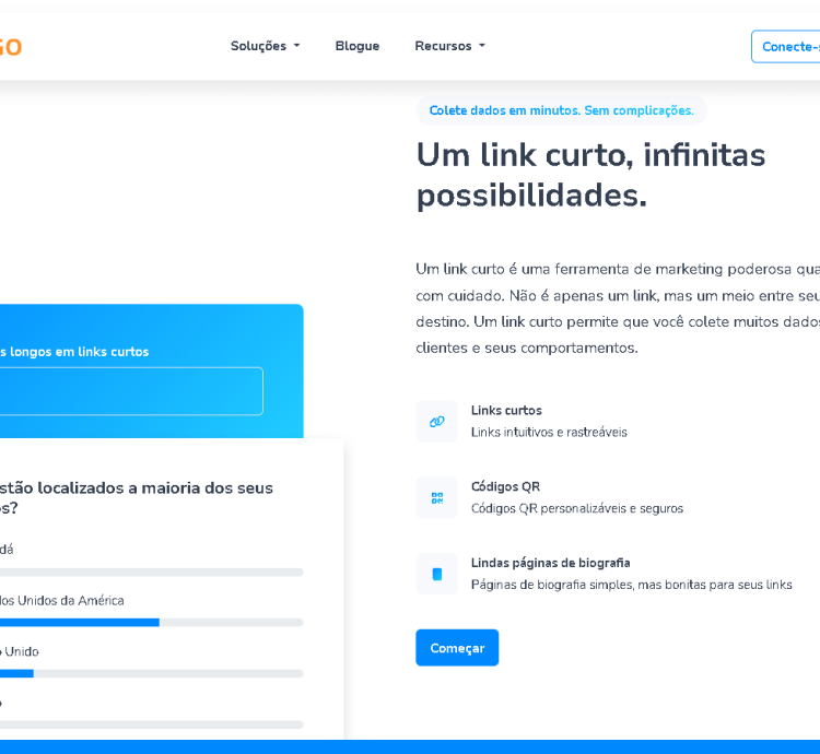 Sistema Encurtador De Links, Criador De Bio