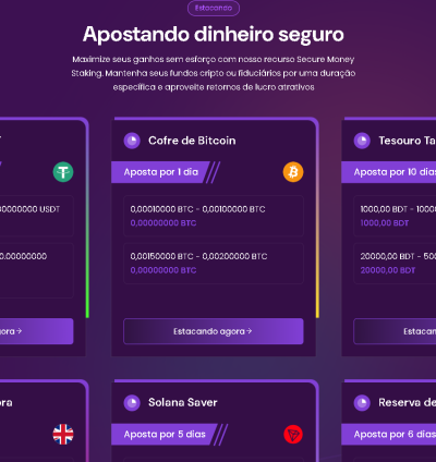 Sistema Para Negociação E Staking De Criptomoedas 10