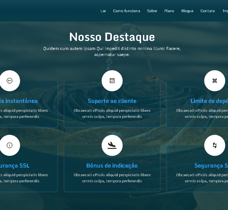 Sistema Investimentos Matriz Multinível