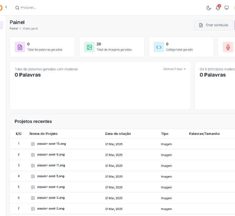 Sistema Saas - Gerador De Conteúdo Com Ia