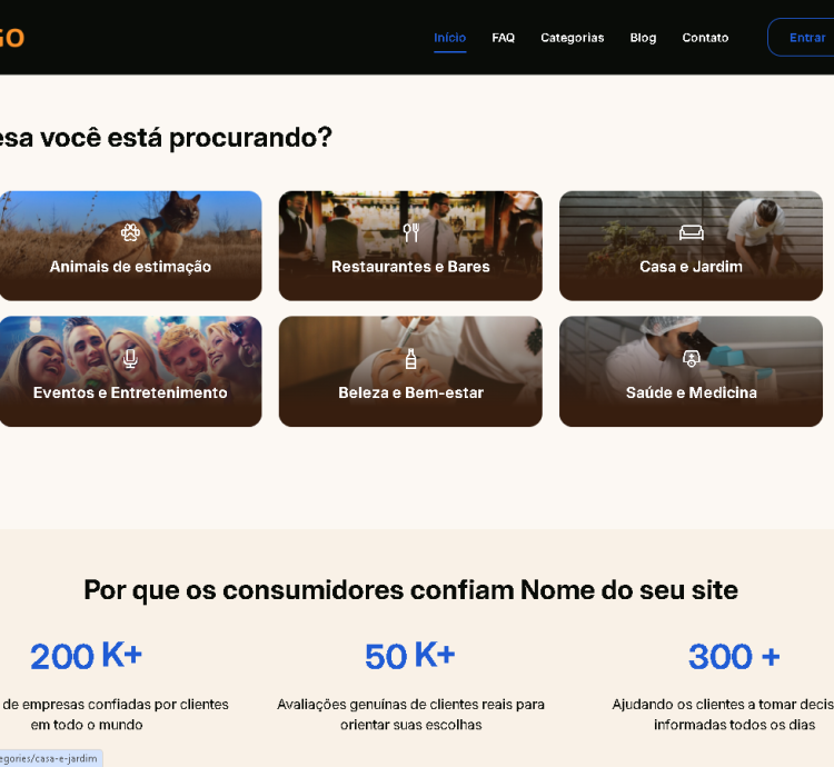 Sistema Para Avaliação De Negócios Tipo Trustpilot