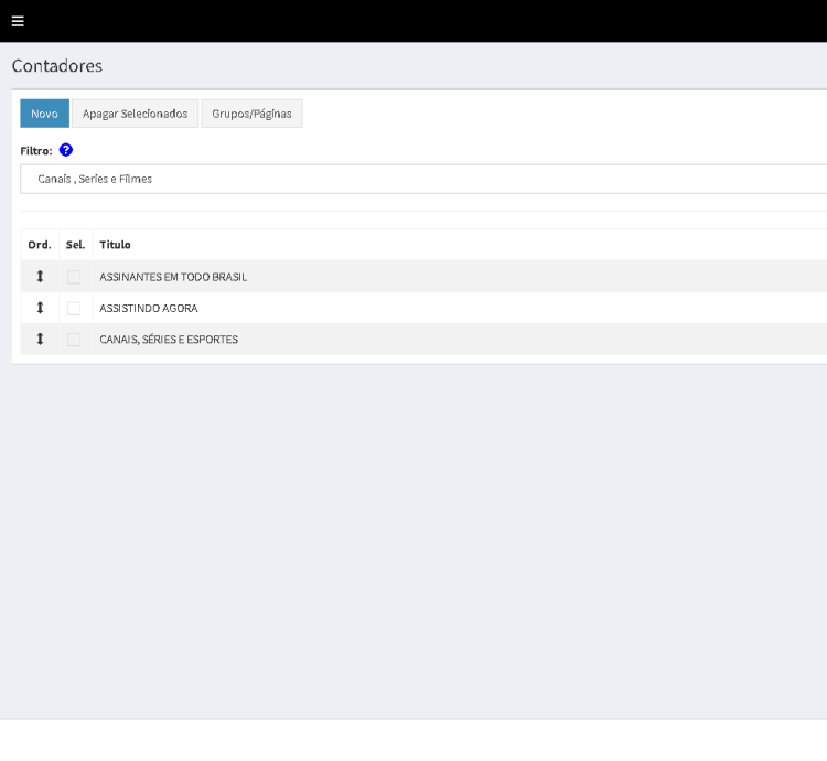 Sistema Site Para Iptv