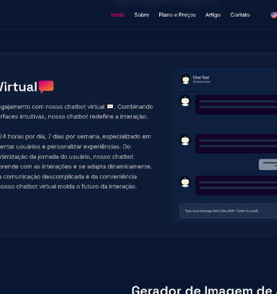 Sistema Gerador De Conteúdo Inteligência Artificial Saas