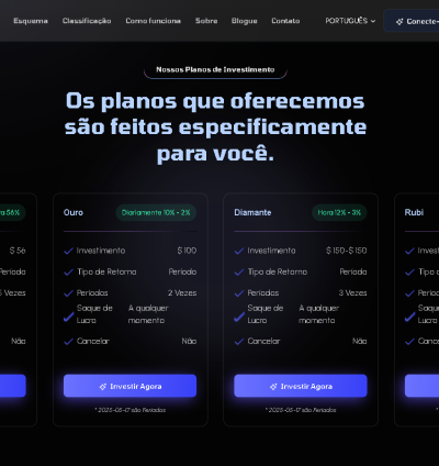 Sistema Para Investimentos Com Sistema Classificação 12