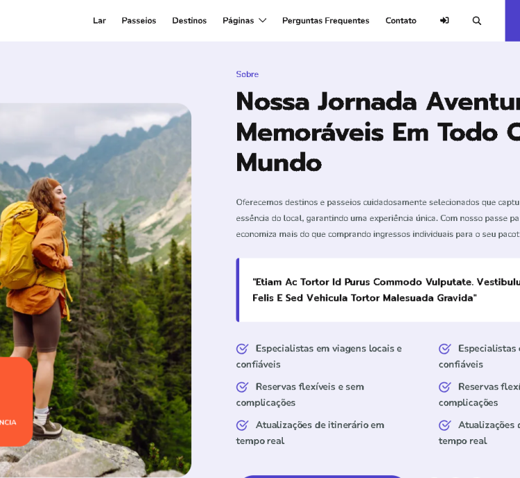 Sistema Para Reservas De Viagens E Passeios