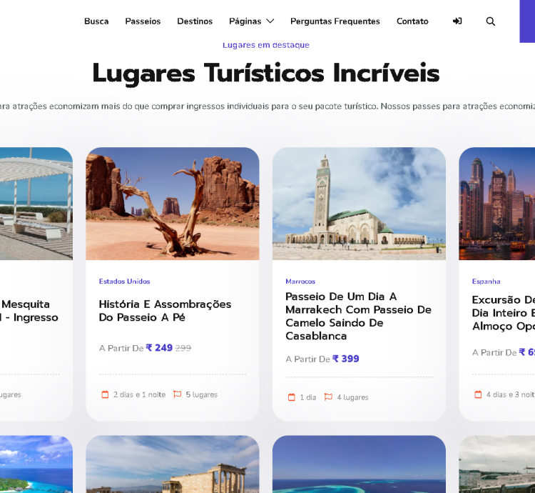 Sistema Para Reservas De Viagens E Passeios