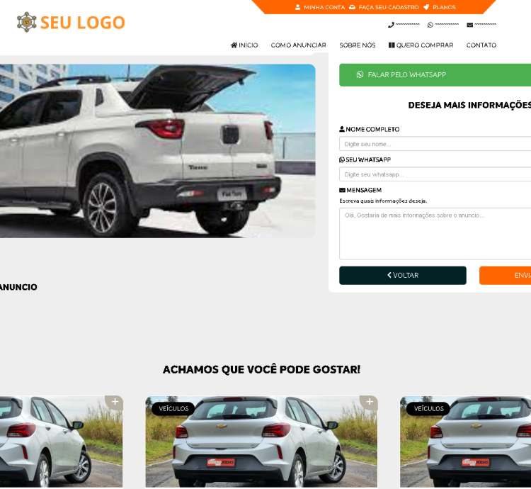 Sistema de Classificados Online  Completo e Responsivo