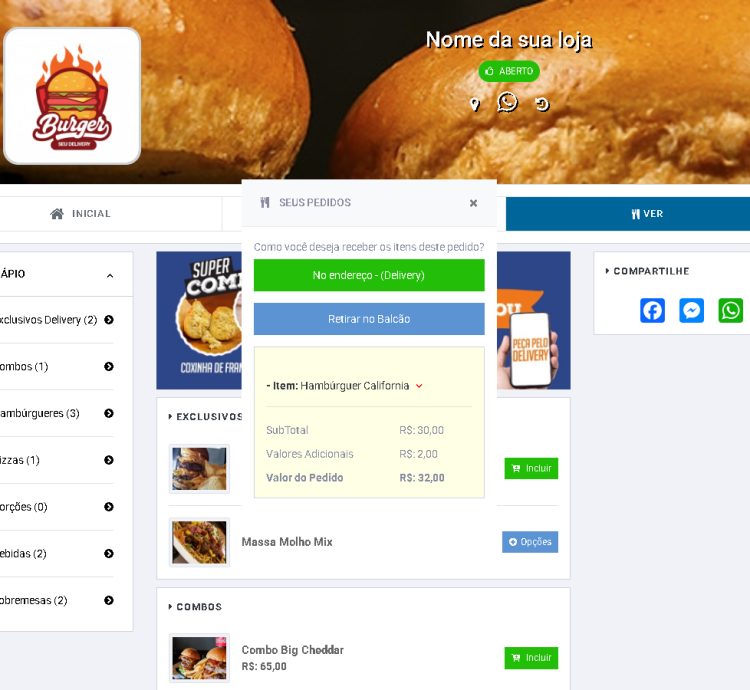 Sistema Completo Para Delivery Multicardápios