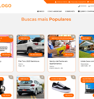 Sistema de Classificados Online  Completo e Responsivo 4