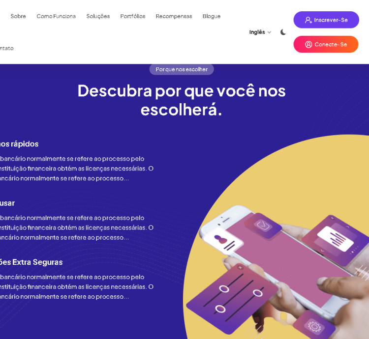 Sistema Bancário Digital Avançado Com Múltiplas Carteiras