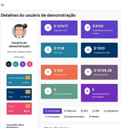 Sistema Bancário Digital Avançado Com Múltiplas Carteiras 4