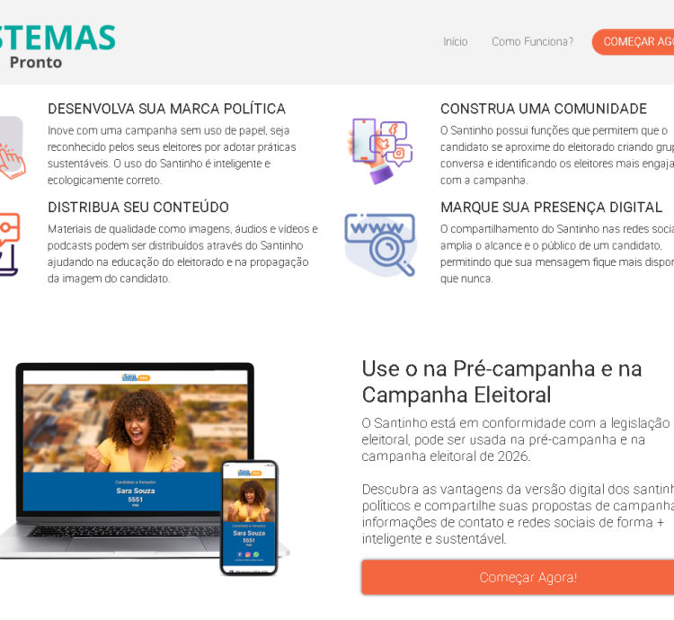 Script Santinhos para Candidatos