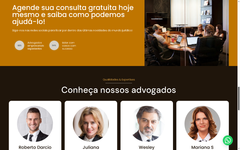 Site Para Advogado WordPress