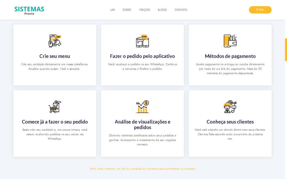 Sistema de Bot para Pedidos Online e Delivery Completo | Plataforma SaaS para Restaurantes