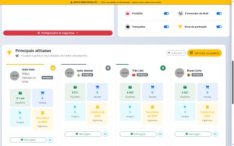 Sistema de Afiliados e Fornecedores Completo 6