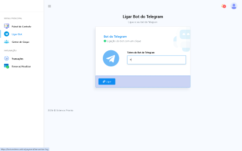 Sistema de Gerenciamento de Grupos Telegram SaaS 8