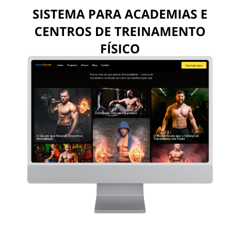 Sistema Para Academias E Centros De Treinamento Físico